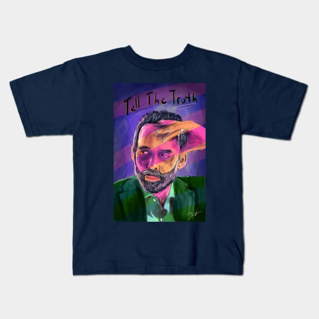 Tell The Truth - Jordan Peterson Kids T-Shirt by Manstanband